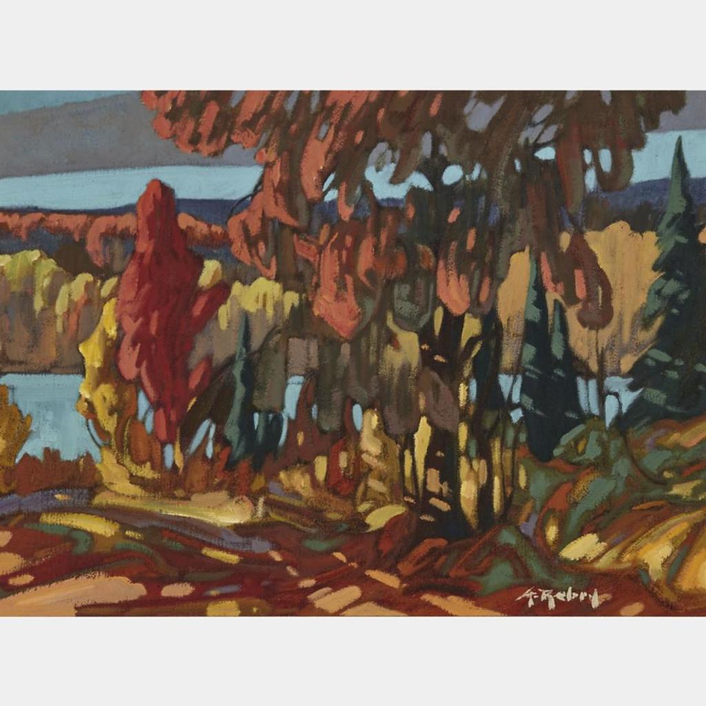 Gaston Rebry (1933-2007) - Reflets Automnale