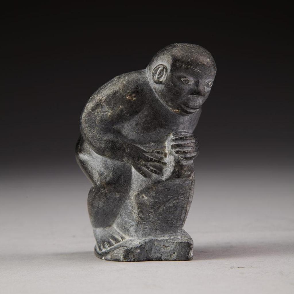 Daniel Quma Angiju (1929-1979) - Crouching Nude Male