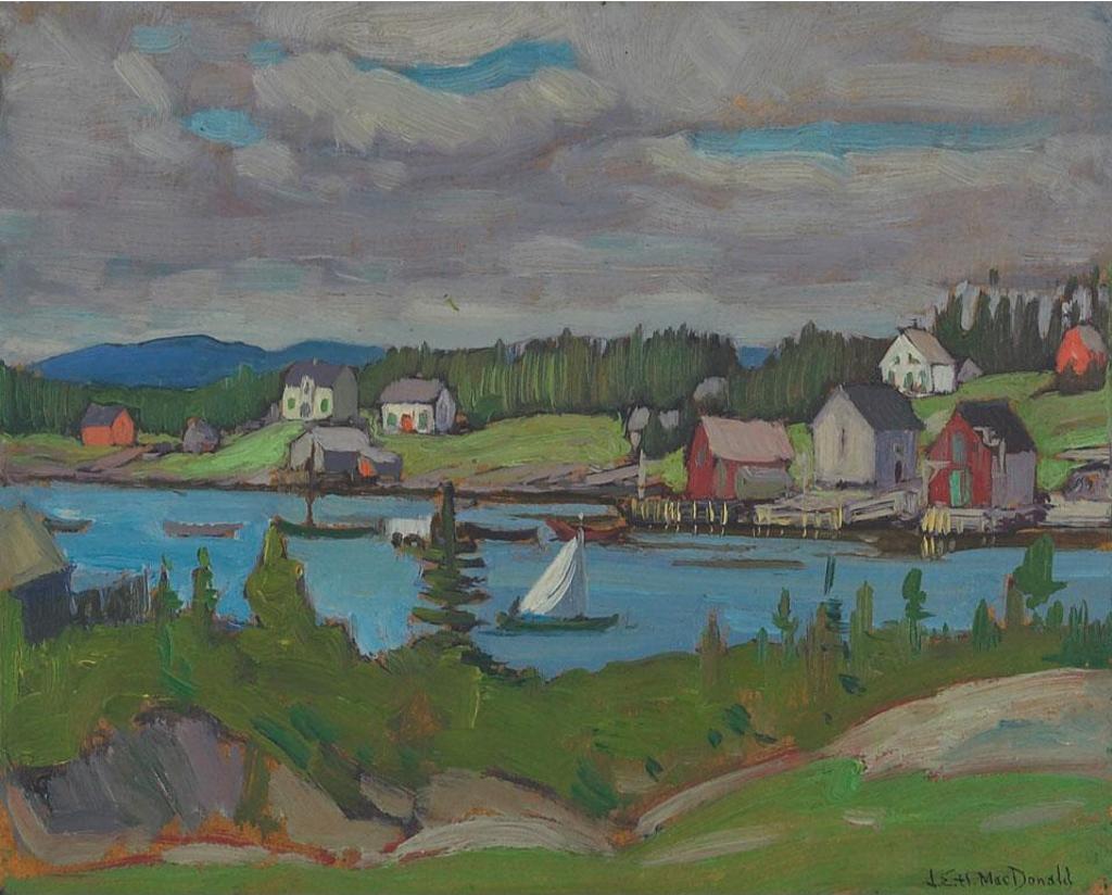 James Edward Hervey (J.E.H.) MacDonald (1873-1932) - At Petite Riviere, N.S., 1922
