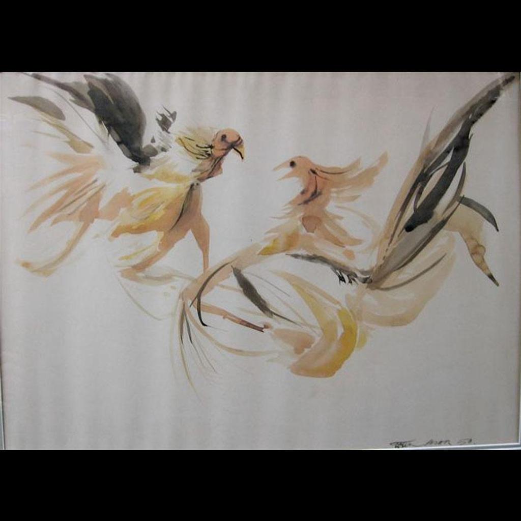 Harold Barling Town (1924-1990) - Fighting Cocks