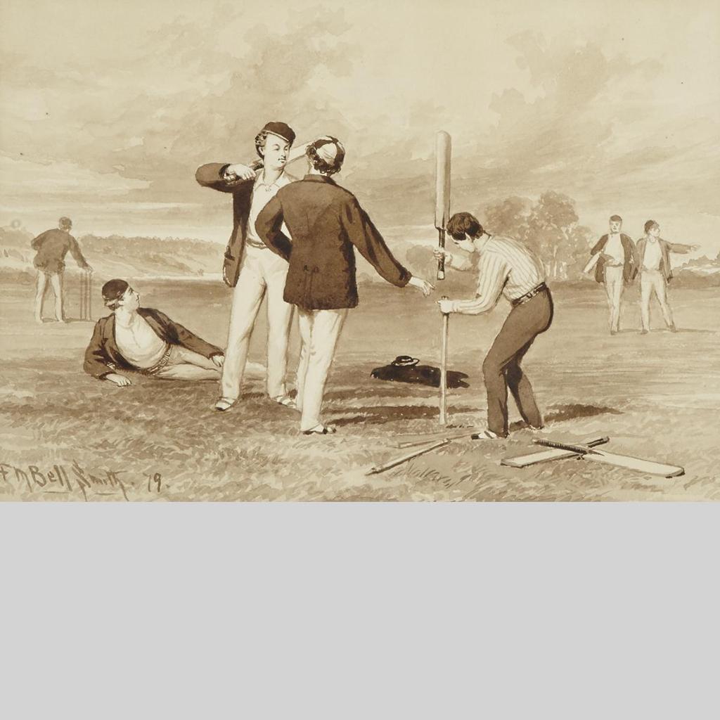 Frederic Martlett Bell-Smith (1846-1923) - The Cricket Match