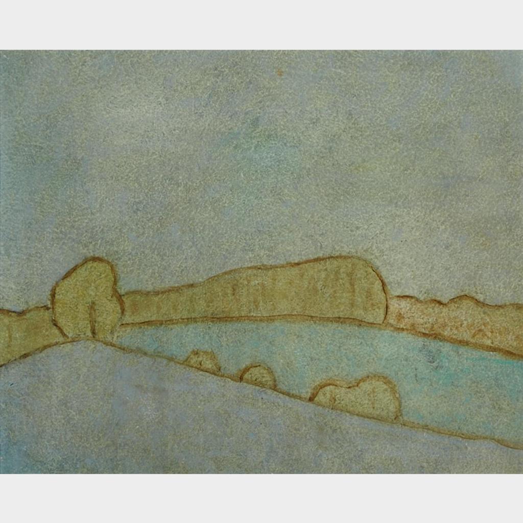 Barker Fairley (1887-1986) - Blue Angle Of Oatfield, 1977