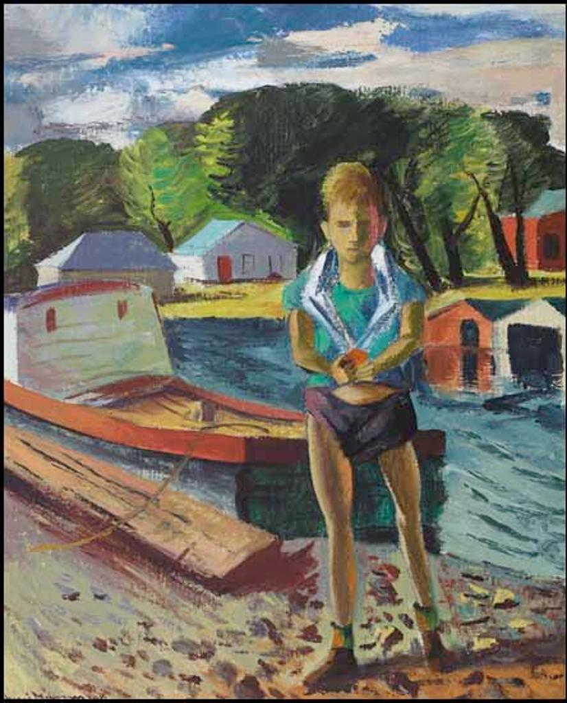 Henri Leopold Masson (1907-1996) - Boy With Boat