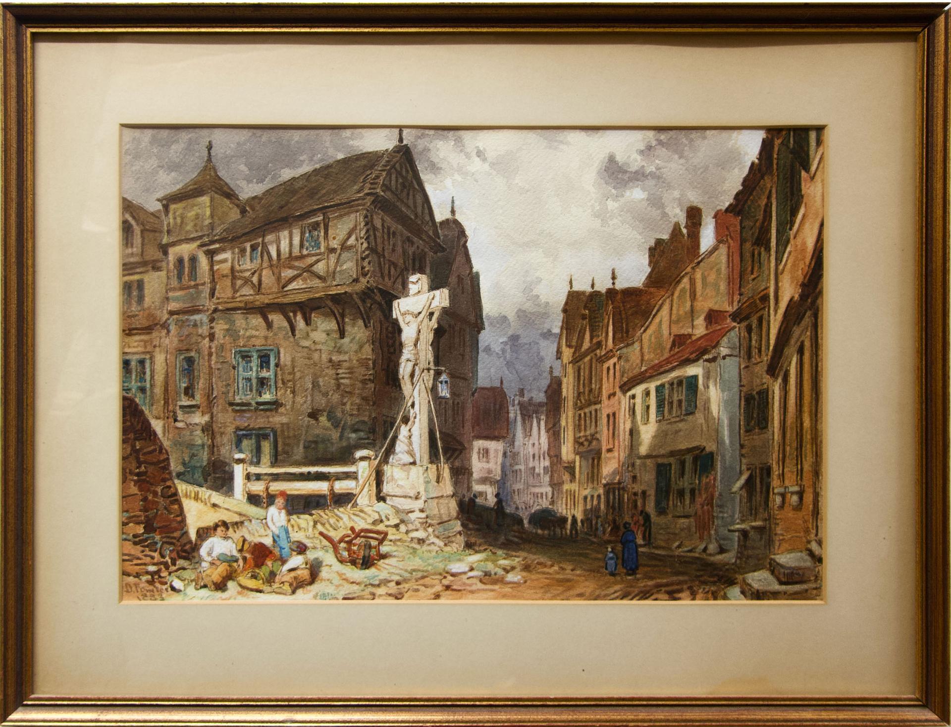Daniel Fowler (1810-1894) - Berncastle On The Moselle