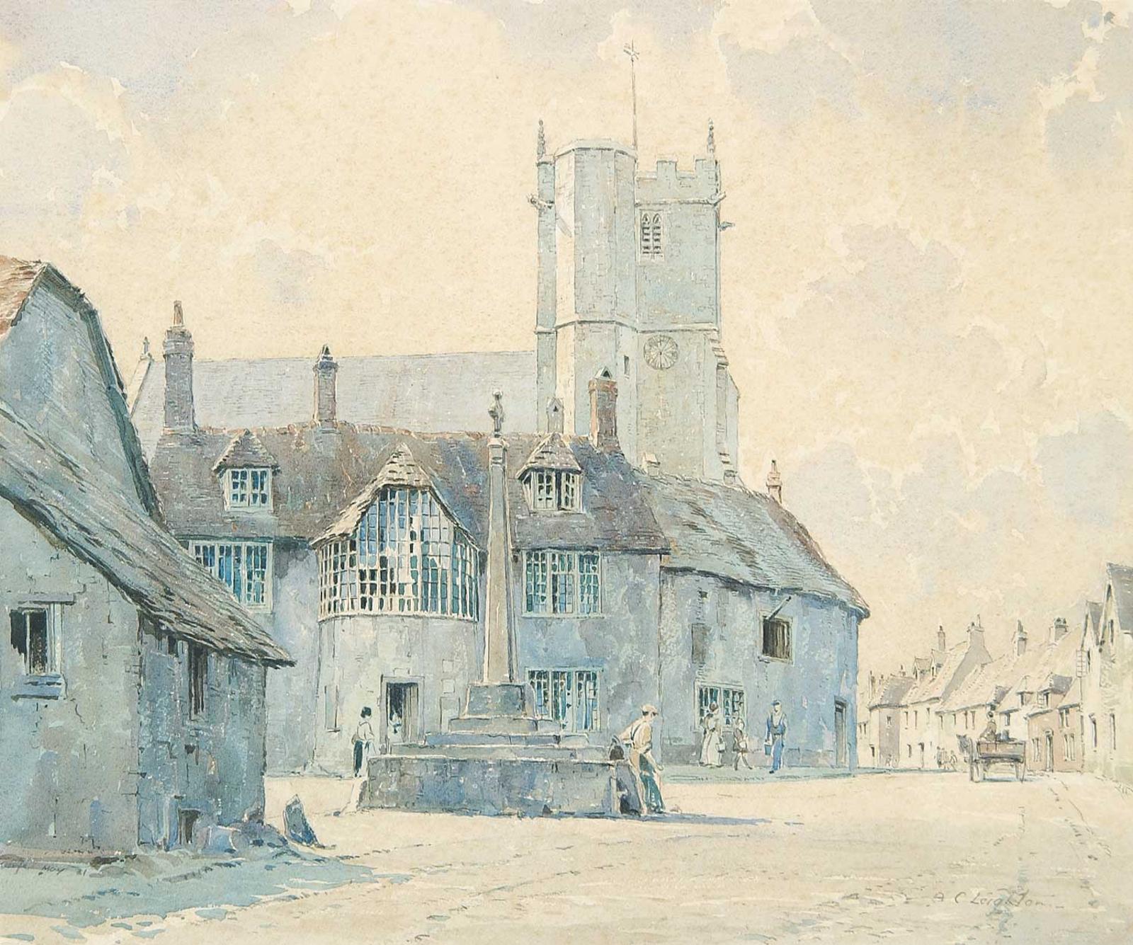 Alfred Crocker Leighton (1901-1965) - Corfe Castle, Dorset