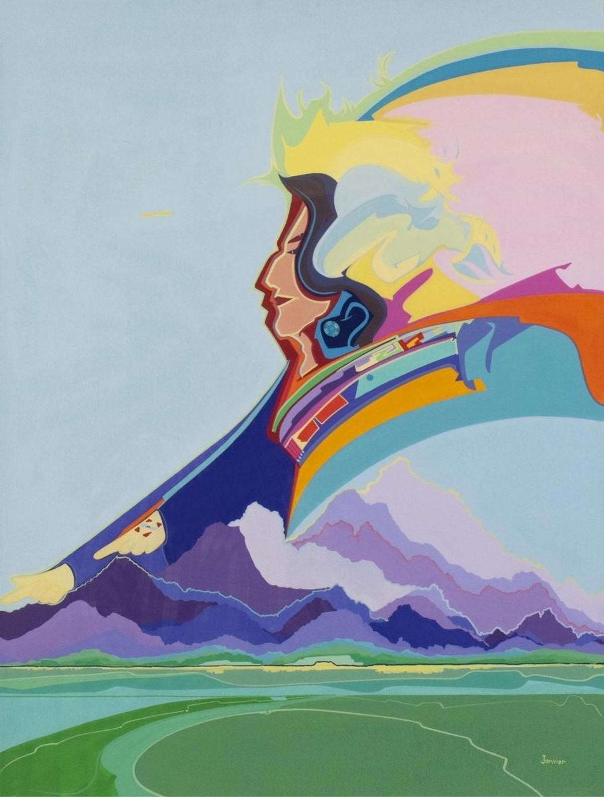 Alex Simeon Janvier (1935-2024) - The Mover Of Mountains
