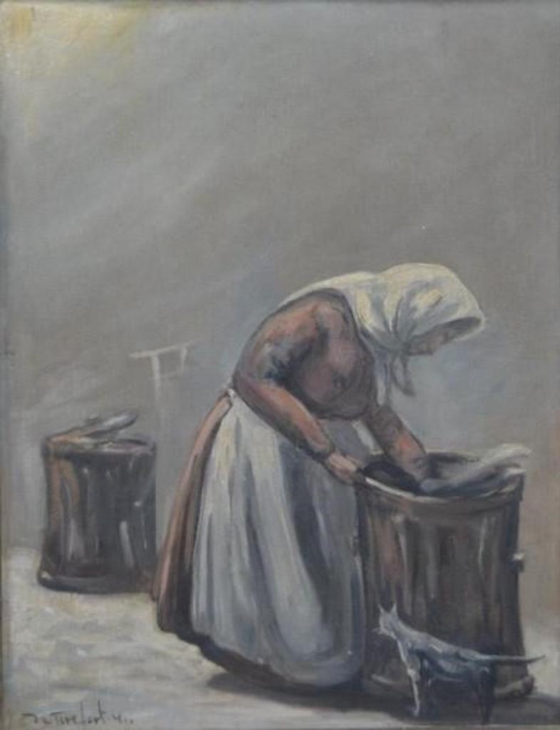 Bela de Tirefort (1894-1993) - Woman in a New York Alley