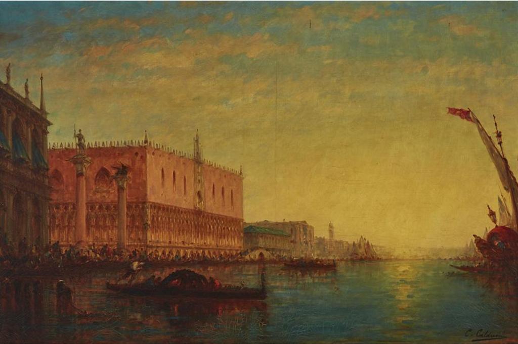 Charles Clement Calderon (1870-1906) - Grand Canal, Venice