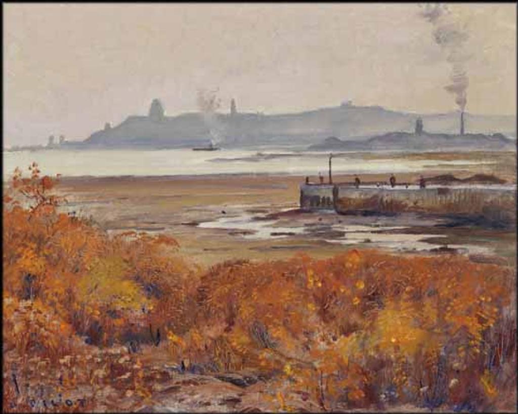 Robert Wakeham Pilot (1898-1967) - Low Tide at Quebec - Autumn