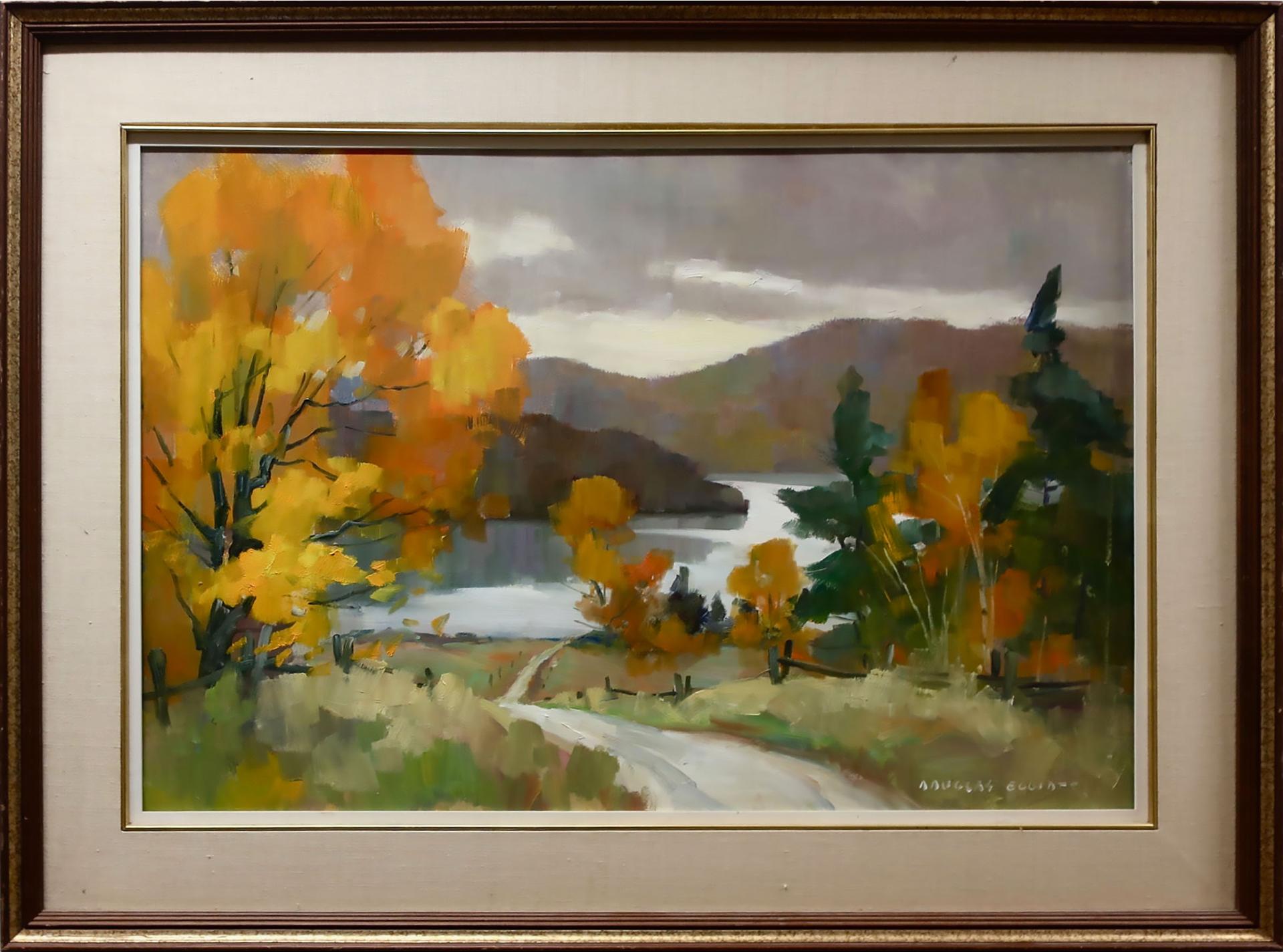 Douglas Ferfguson Elliott (1916-2012) - Untitled (Fall Lake Scene)