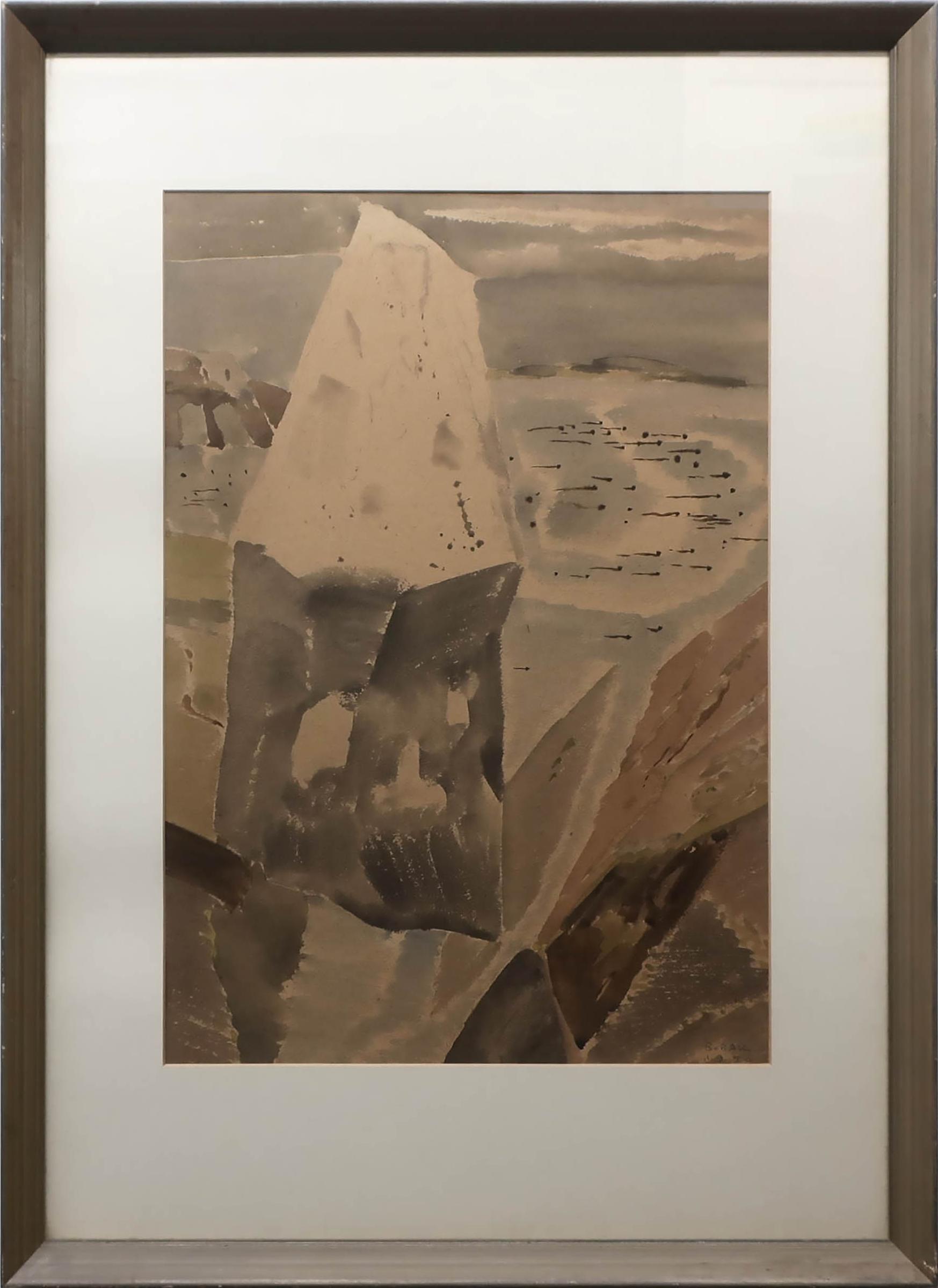Bruno Joseph Bobak (1923-2012) - Untitled (Rock Formation)