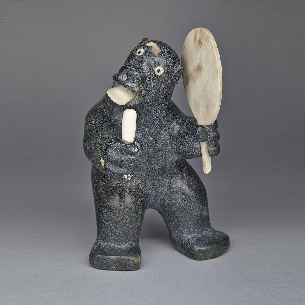 Abraham Kingmiatuq (1933-1990) - Creature Drum Dancing