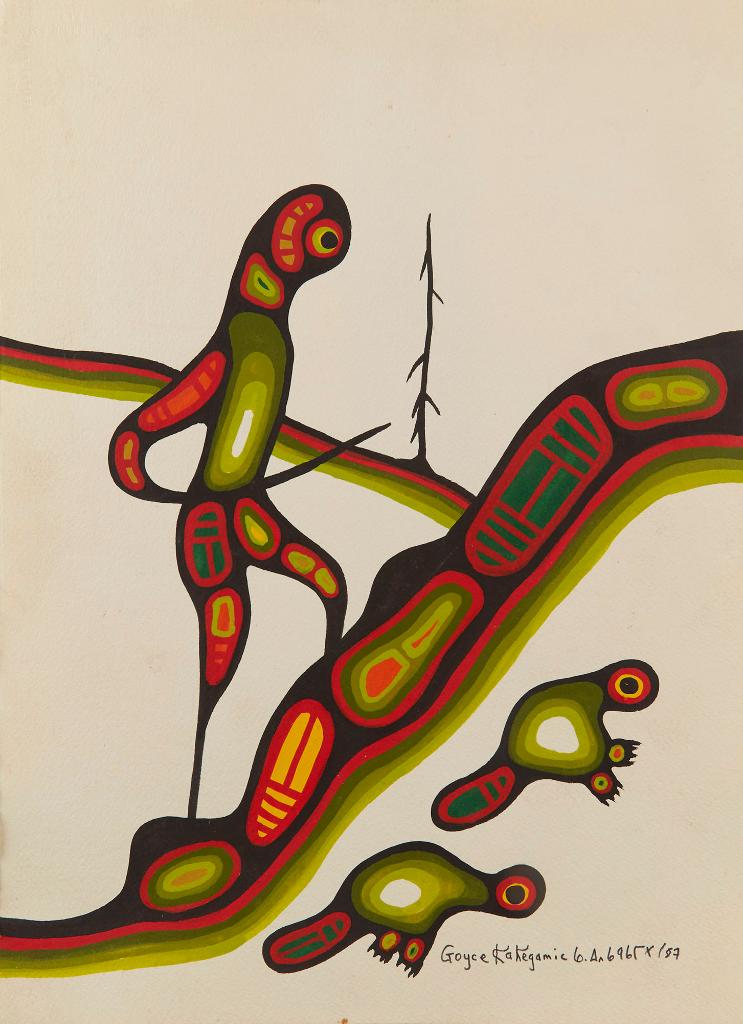 Goyce Kakegamic (1948) - Untitled