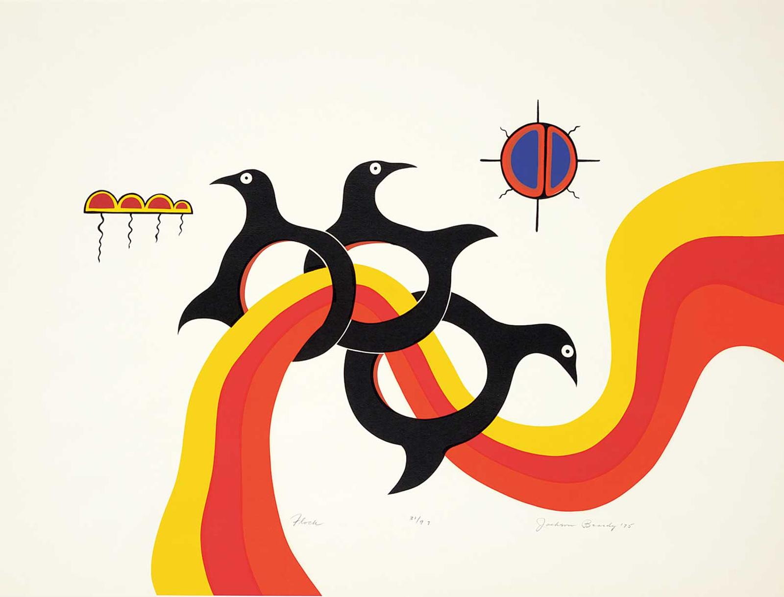 Jackson Beardy (1944-1984) - Flock  #31/99