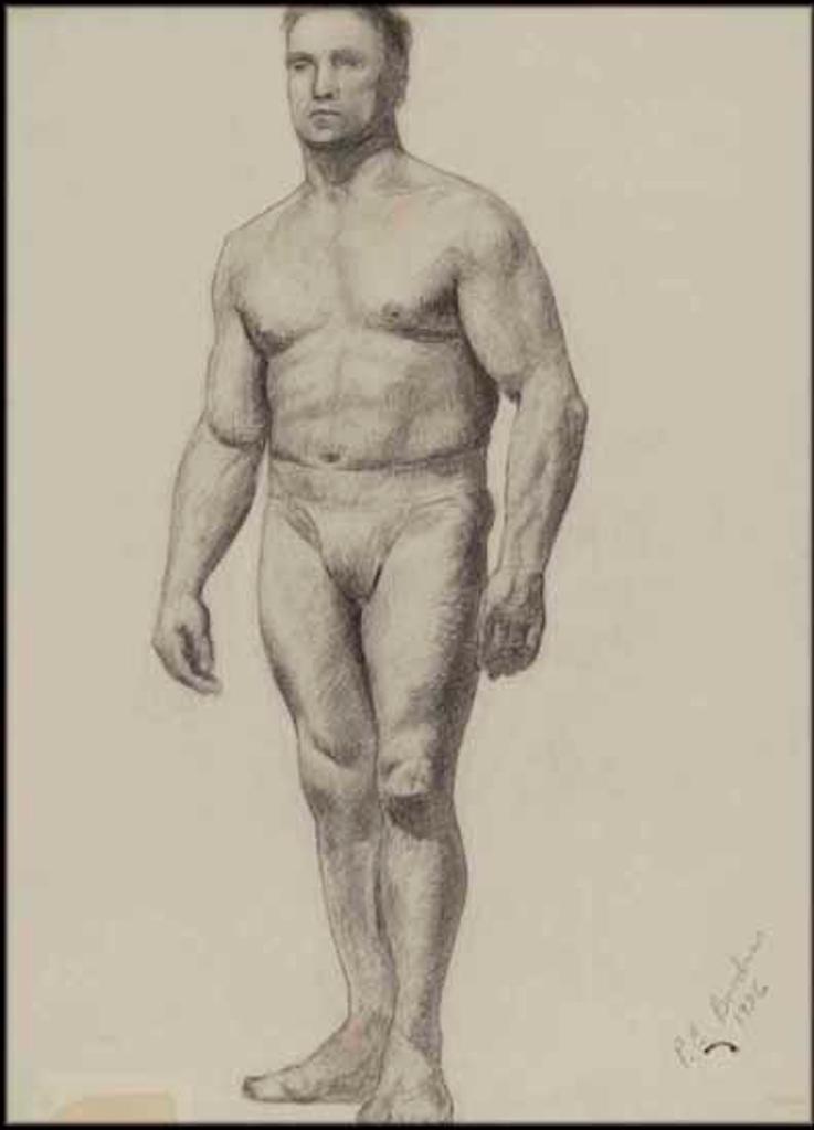Paul-Émile Borduas (1905-1960) - Homme fort