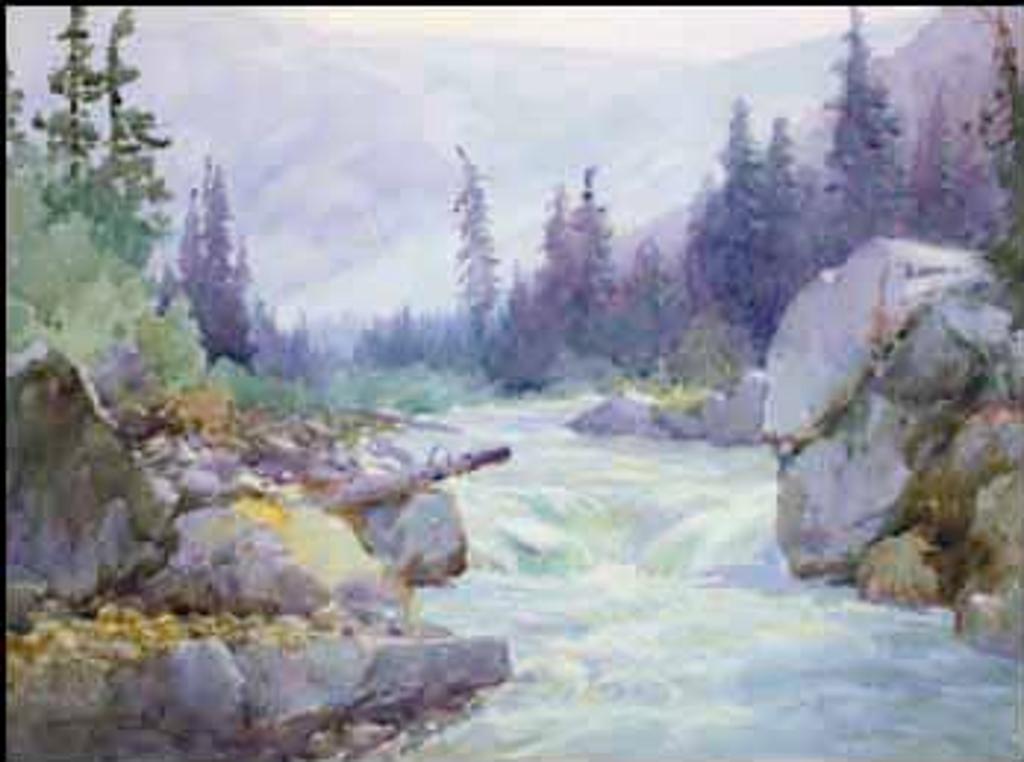 Frederic Martlett Bell-Smith (1846-1923) - Glacier Cascade in Selkirks