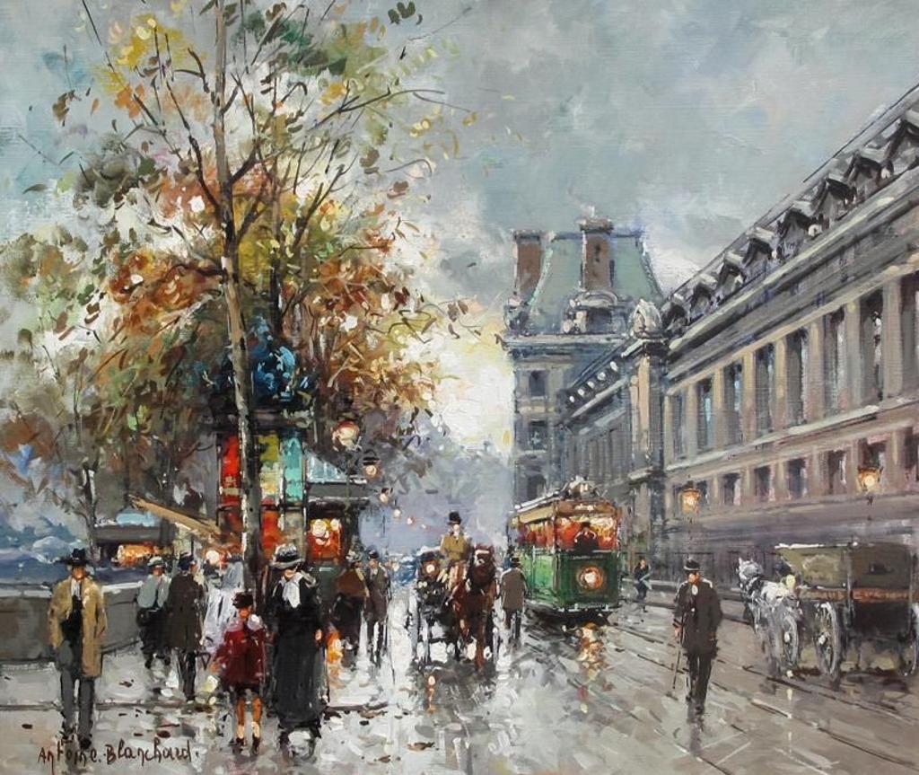 Antoine Blanchard (1910-1988) - Quai Du Louvre