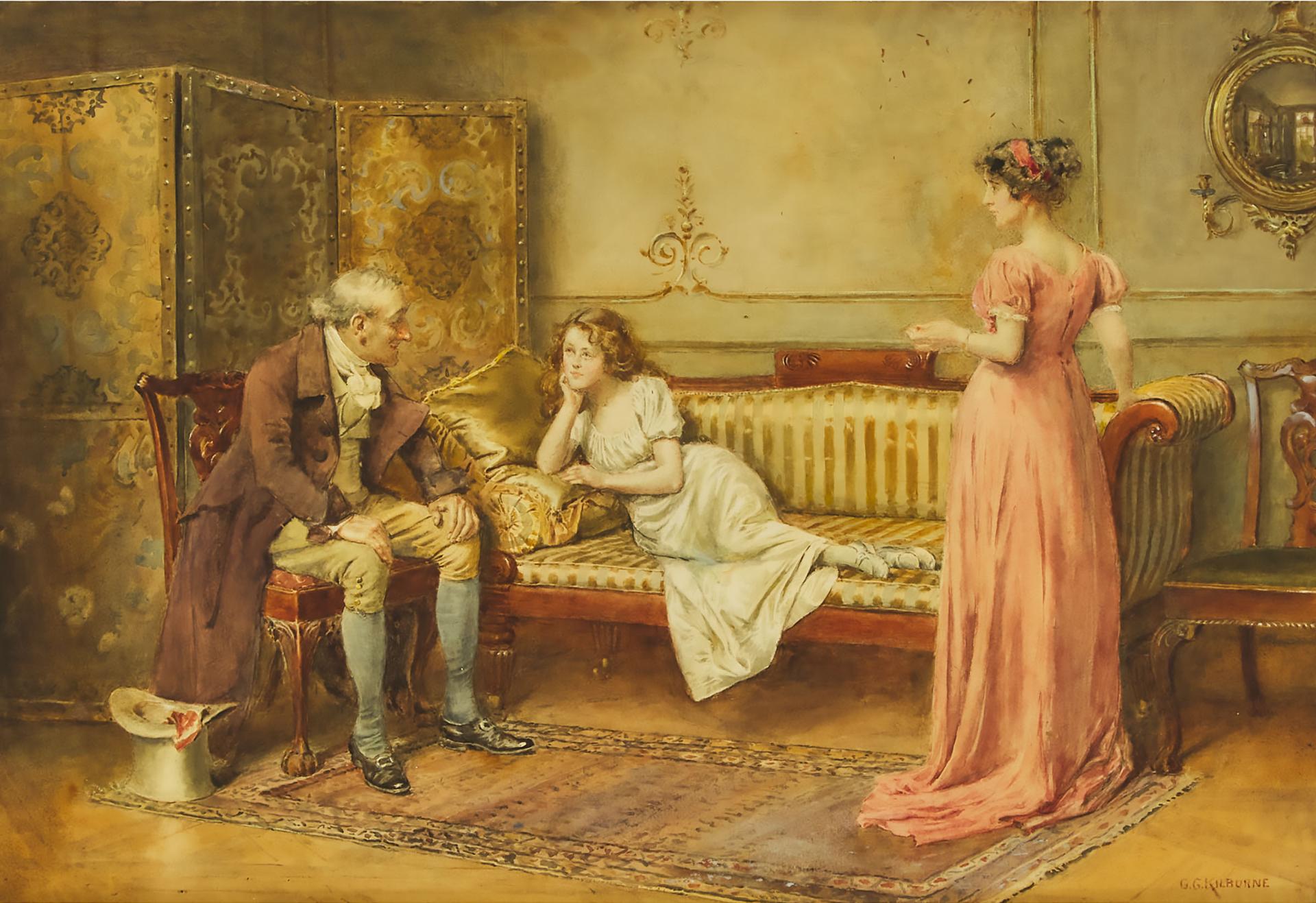 George Goodwin Kilburne (1839-1924) - The Doctor's Visit