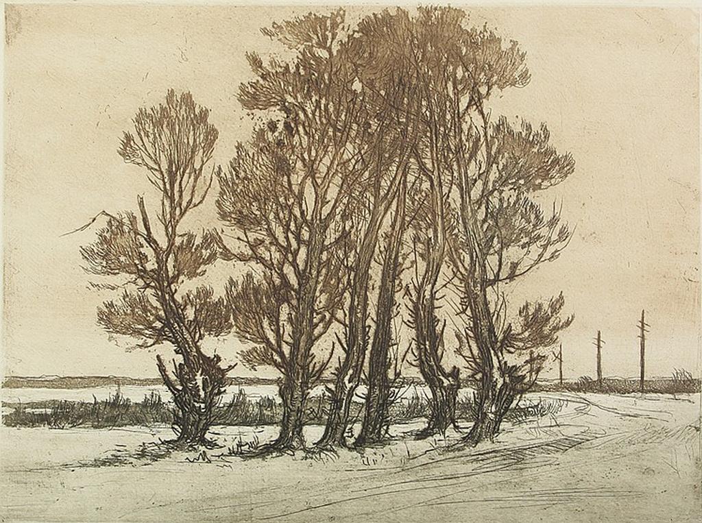 Mykhailo Hordioyovich Derehus (1904-1997) - Winter