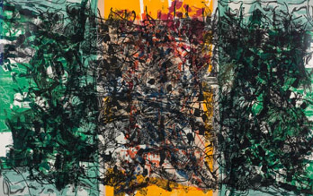 Jean-Paul Riopelle (1923-2002) - Triptyque orange