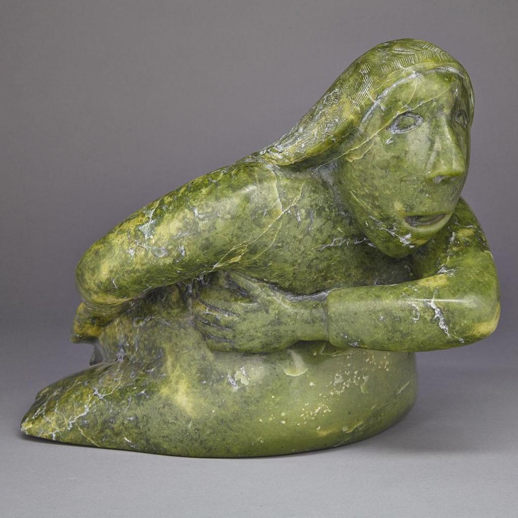 Oviloo Tunnillie (1949-2014) - Kneeling Woman