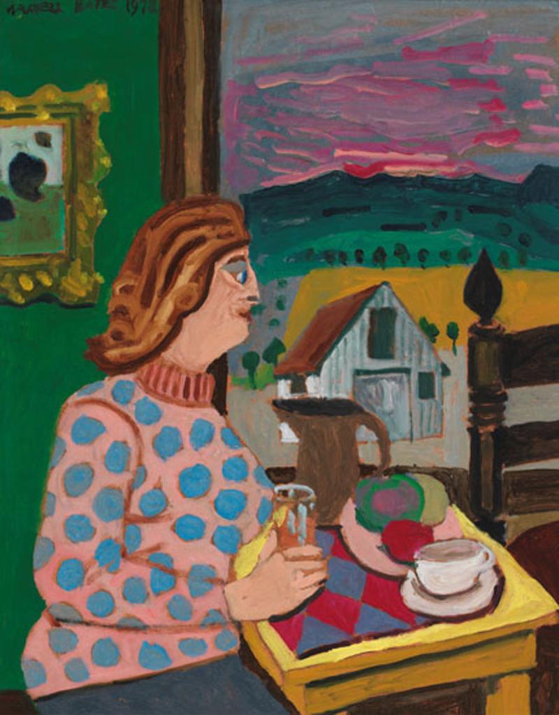 Maxwell Bennett Bates (1906-1980) - Woman Sitting at a Window