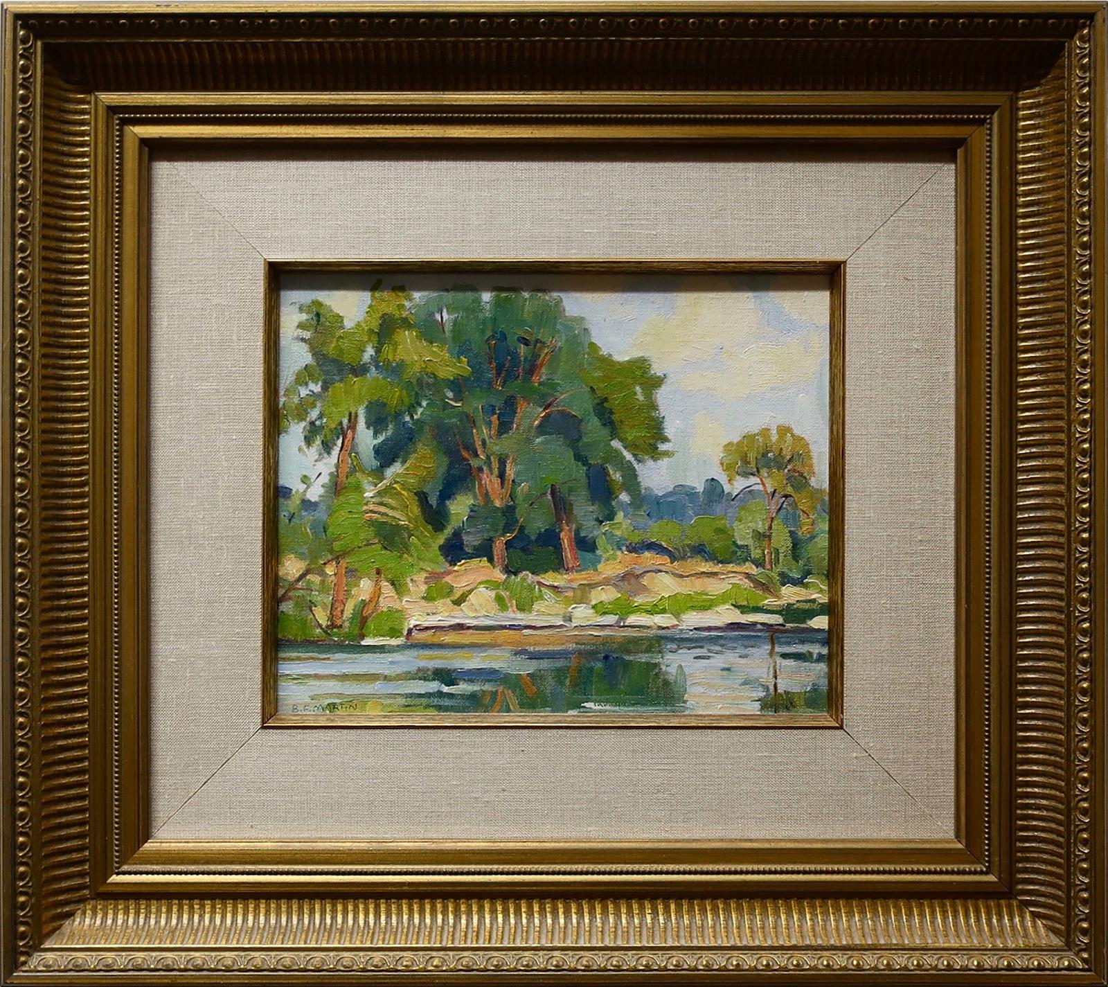 Bernice Fenwick Martin (1902-1999) - Elms By The Humber