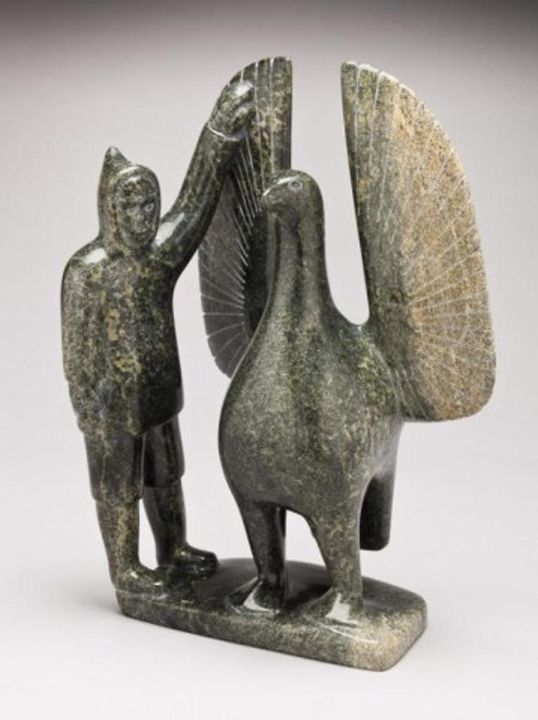 Abraham Etungat (1911-1999) - Welcoming the Bird of Spring, 1986