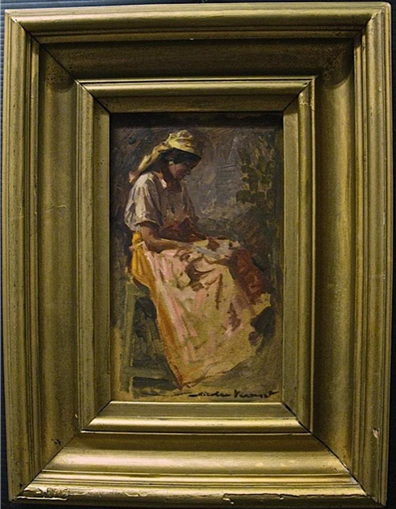 Nicolas Vermont (1866-1932) - Seated Woman