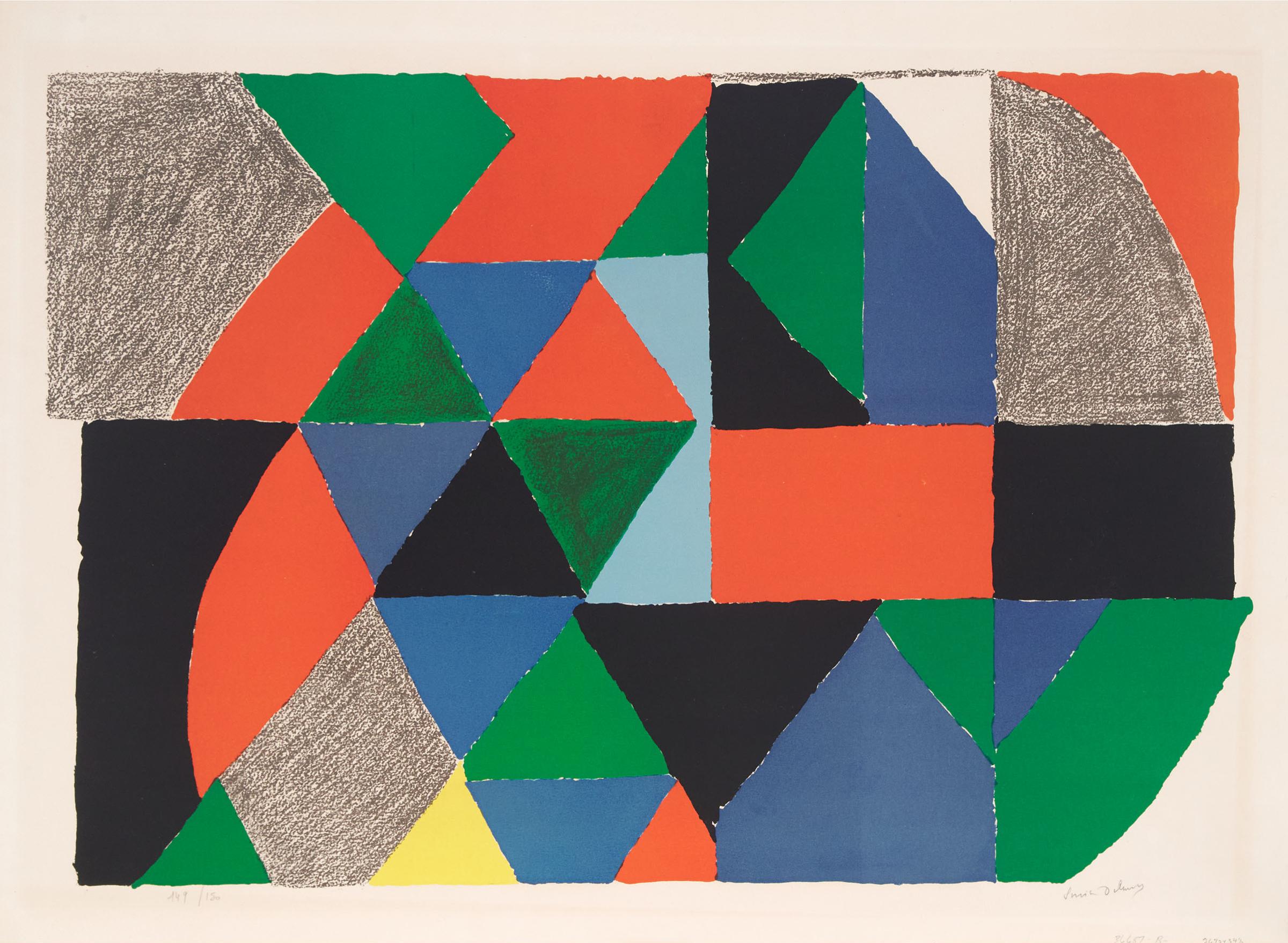 Sonia Delaunay (1885-1979) - Polyphonie, 1971