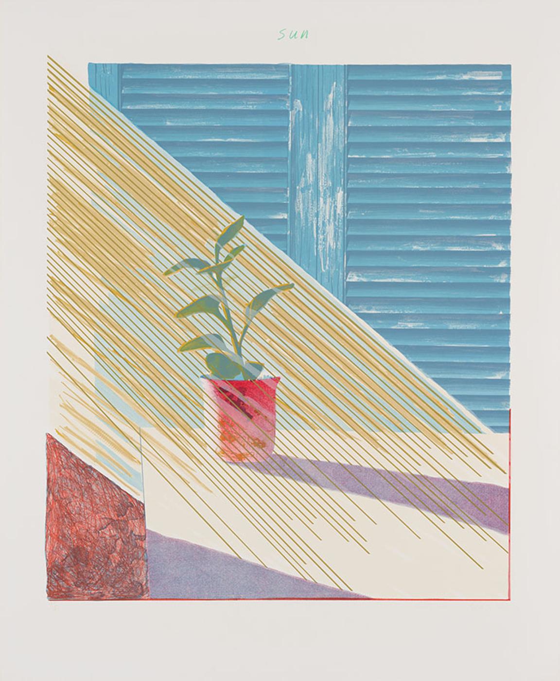 David Hockney (1937) - Sun (from the Weather Series)