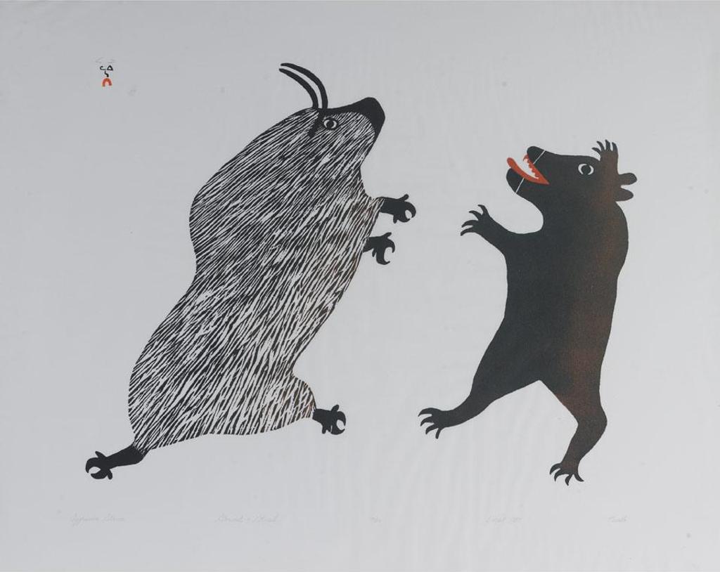 Pudlo Pudlat (1916-1992) - Aggressive Stance