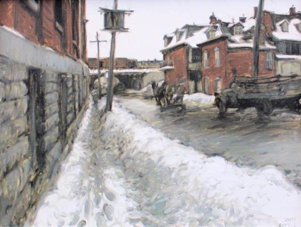 John Geoffrey Caruthers Little (1928-2024) - Aquaduct St. at Argyle, Montreal