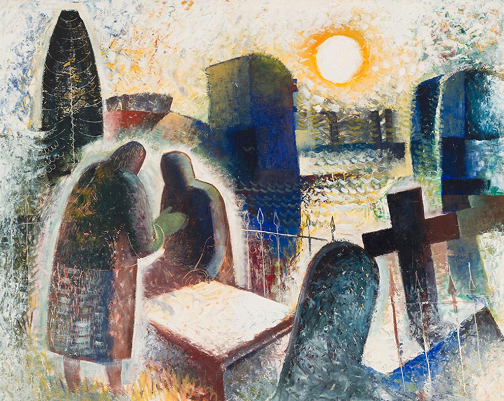 Henry George Glyde (1906-1998) - Sunny Day, Graveyard