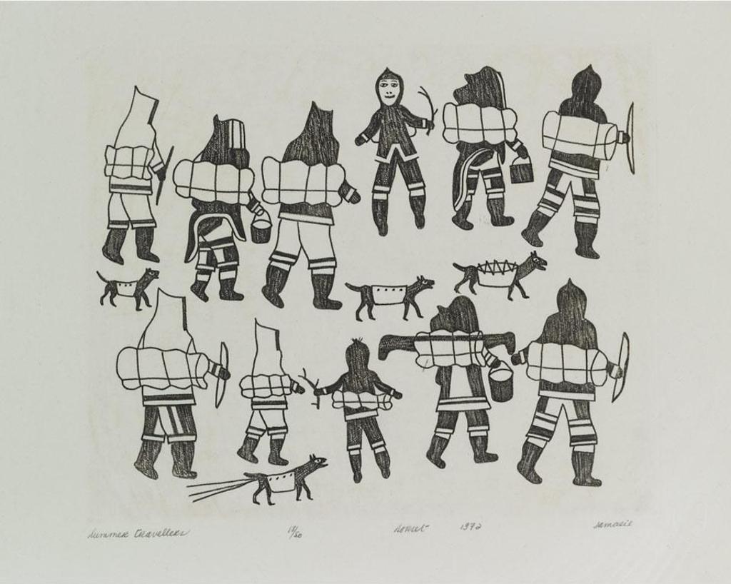 Jamasie Teevee (1910-1985) - Summer Travellers