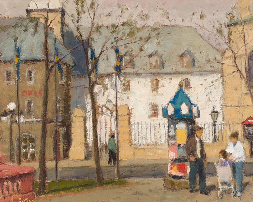 Antoine Bittar (1957) - Afternoon Stroll, Quebec City