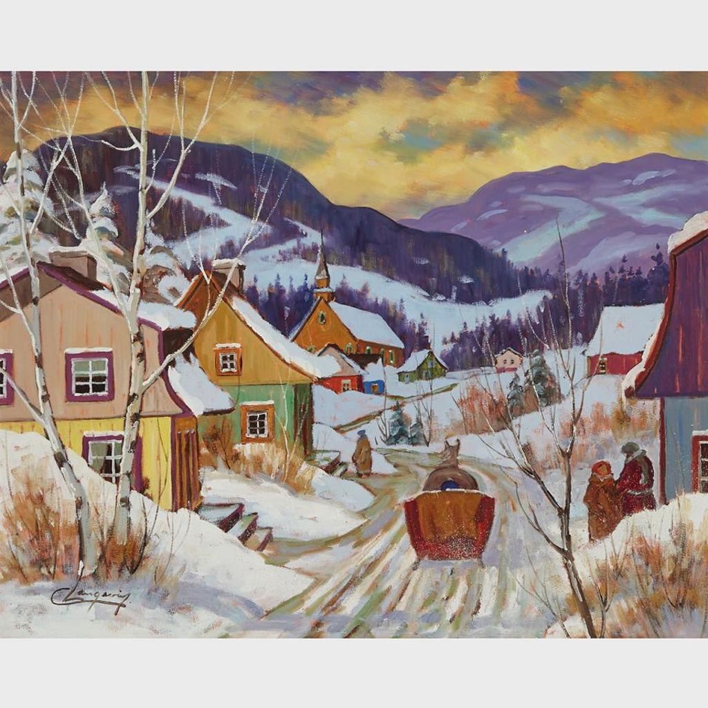 Claude Langevin (1942-2024) - Vers Le Marché, Charlevoix