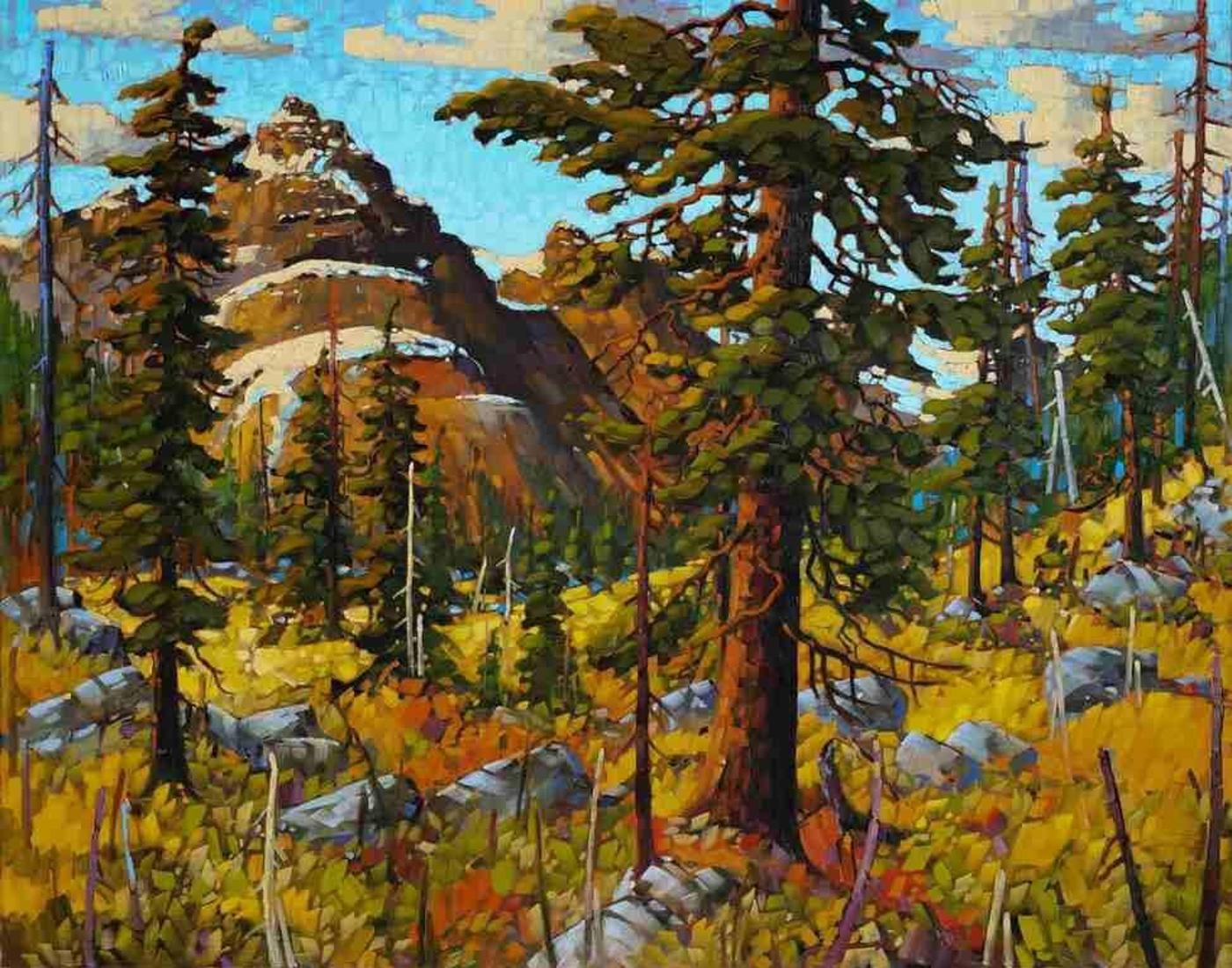 Rod Charlesworth (1955) - Autumn View From Takkakaw Falls