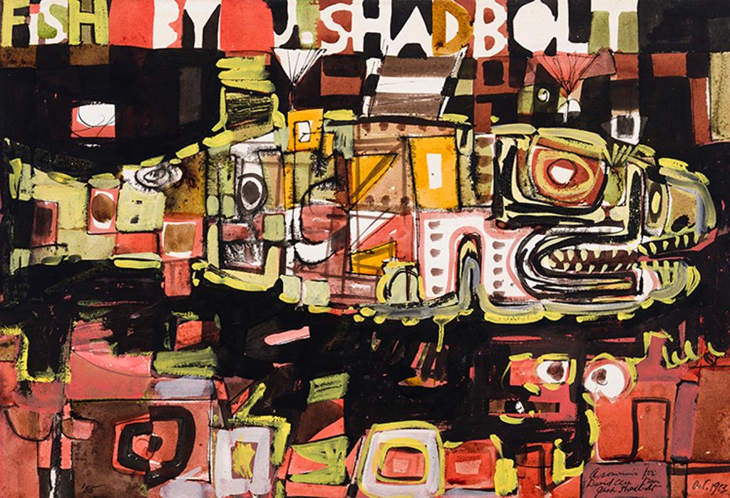 Jack Leaonard Shadbolt (1909-1998) - Fish