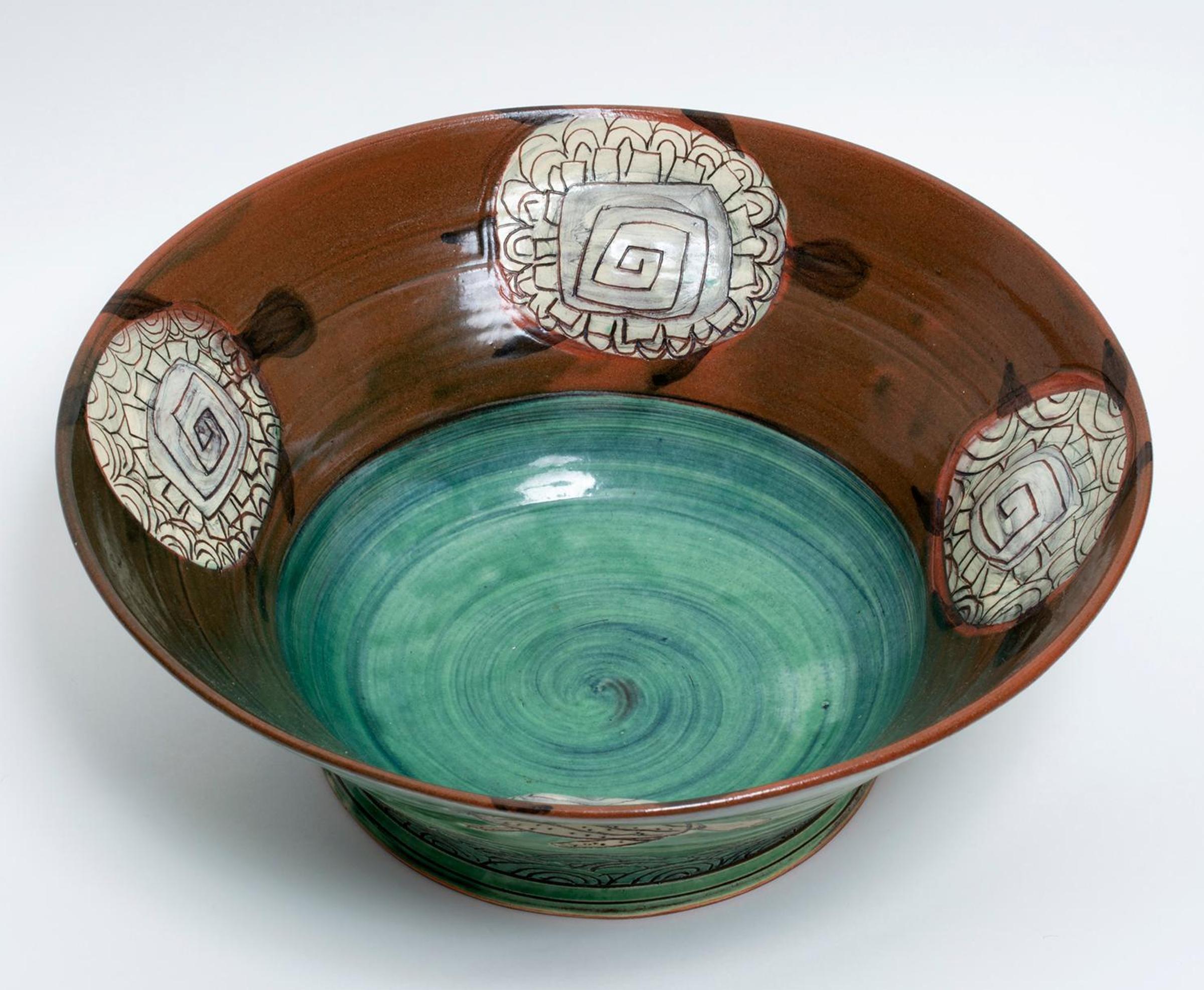 Anne McLellan - Large Bowl with Turtle Motif