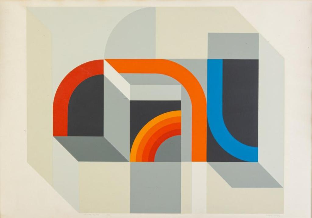 Gordon Applebee Smith (1919-2020) - Orange Twist