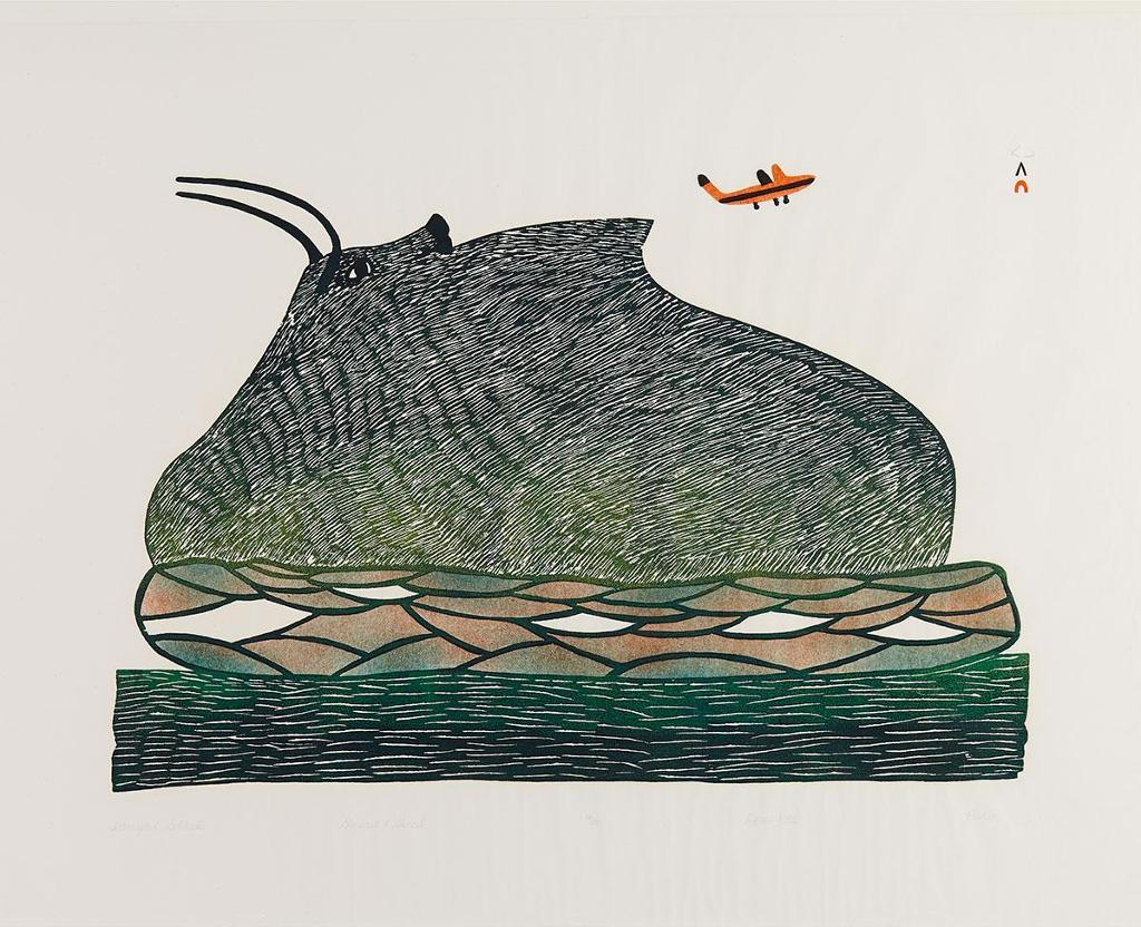 Pudlo Pudlat (1916-1992) - Interrupted Solitude