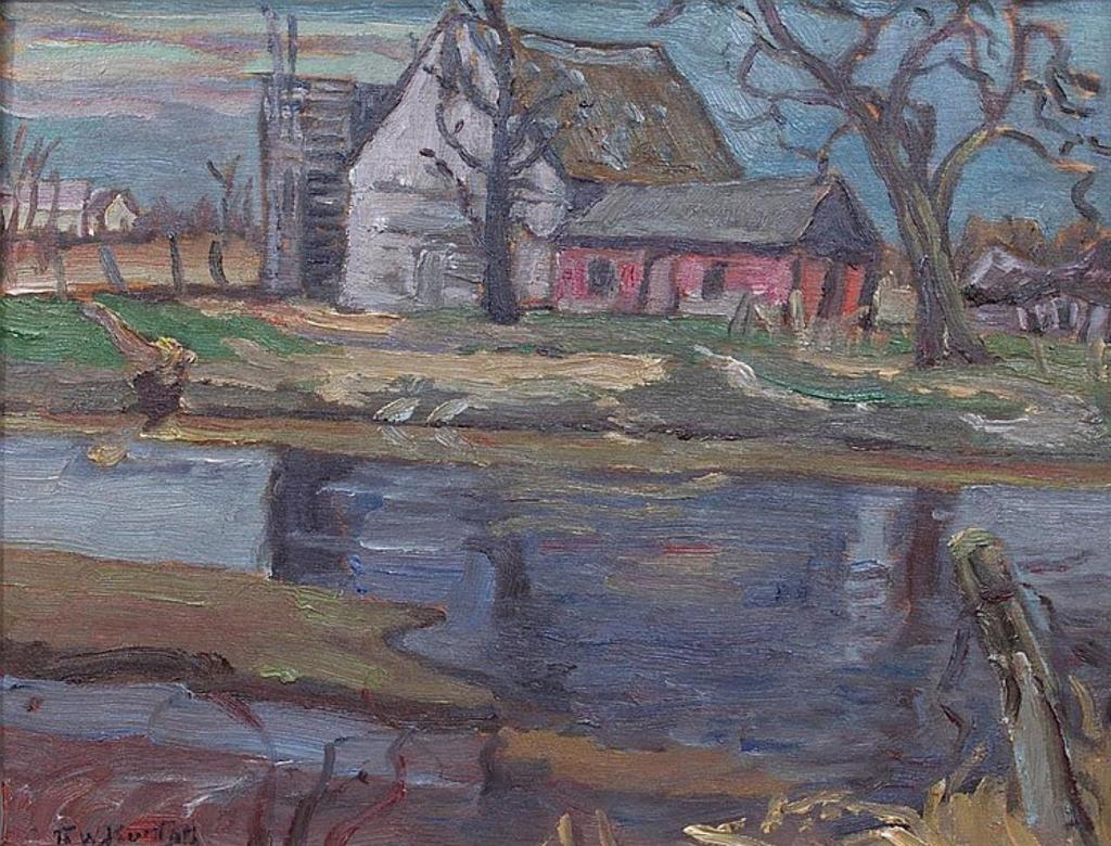 Ralph Wallace Burton (1905-1983) - LATE SPRING ON THE NATION RIVER