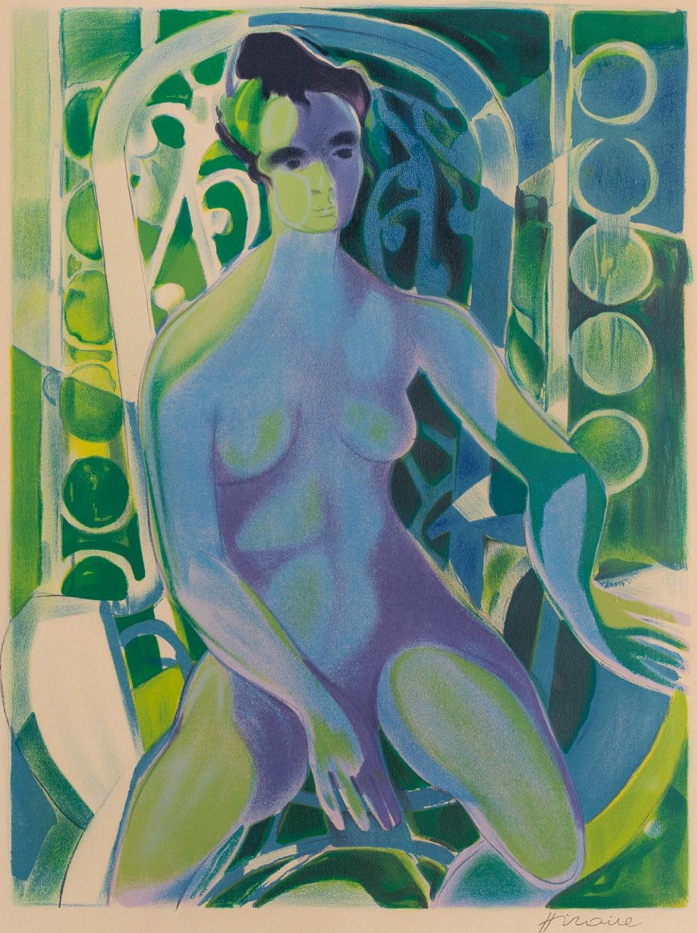 Hiraire - Model in Blue