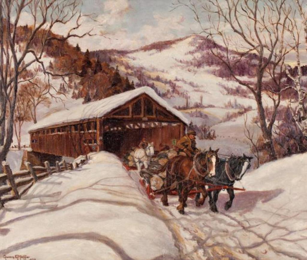 Gordon Edward Pfeiffer (1899-1983) - The Covered Bridge