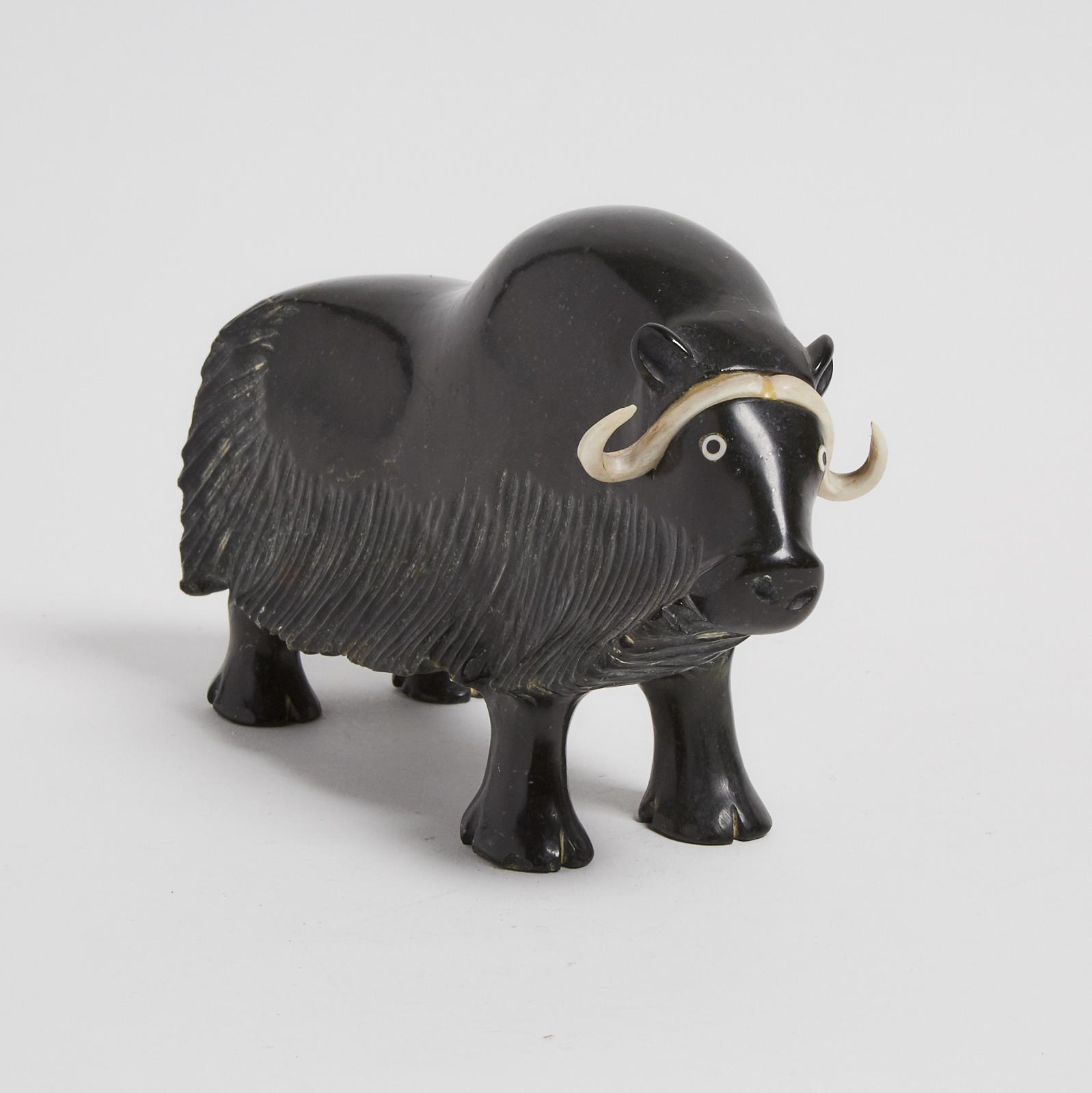 Nuveeya Ipellie (1920-2010) - Windswept Musk Ox