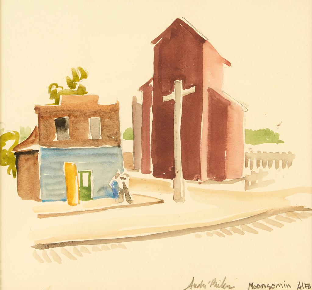 André Charles Biéler (1896-1989) - Moonsomin, Alberta