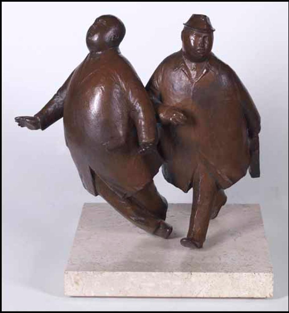 William Hodd (Bill) McElcheran (1927-1999) - Two Businessmen Passing