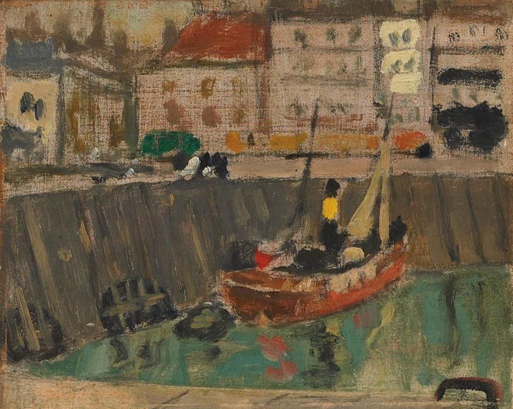 James Wilson Morrice (1865-1924) - Dieppe Harbour, Low Tide