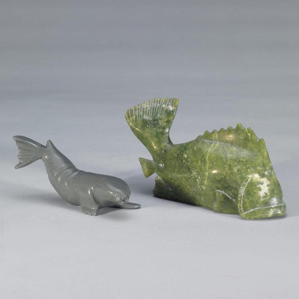 Joanasie Jack Ittukallak (1949) - Small Seal; Fish Giving Birth